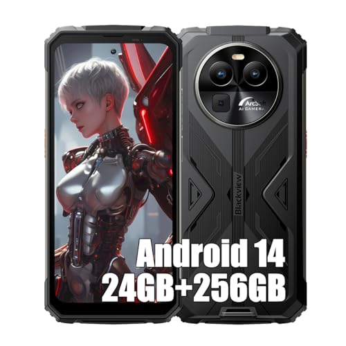 Smartphone BLACKVIEW BV8100 (6.55'' - 24 GB - 256 GB - Preto) BLACKVIEW - Telemóveis - 6.55, 24 GB, 256 GB, android