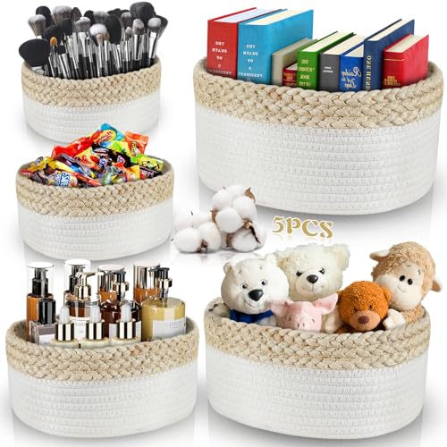 Caixa de Arrumação ENCOUN 5Pcs (Algodão - 15 x 20 cm) ENCOUN - Caixas de mudança e envio - algodão, 15 x 20 cm