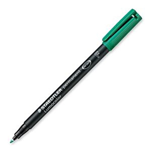 Marcador STAEDTLER Lumocolor Permanente Verde Staedtler - Marcadores - resistente à água, polipropileno, universal, esquerdos