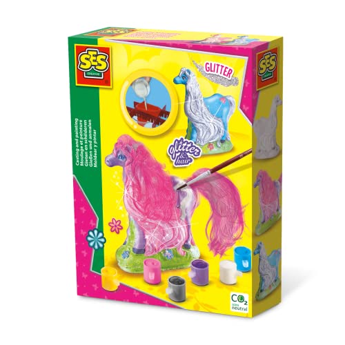 Jogo Criativo SES CREATIVE 01272 (3 anos) SES CREATIVE - Produtos para animais de estimação - cavalo, crina, gesso, cores
