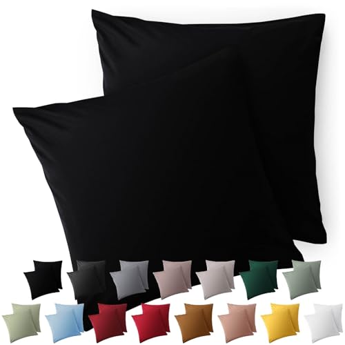 Capa de Almofada BLUMTAL Preto (40x40 cm) Everbrent - Fronhas e almofadas - microfibra, 40x40 cm, lavável