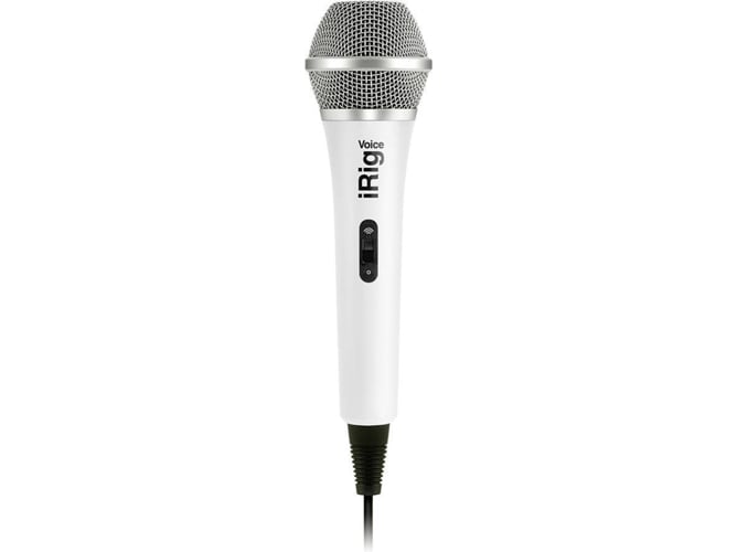 Microfone IK MULTIMEDIA Irig Voice Branco IK Multimedia - Microfones - microfone vocal, 2m, branco