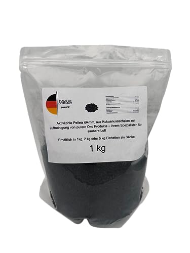 Carvão Activado PURERO (4mm - 100 g) purero - Produtos para animais de estimação - 4mm, 100 g, eliminação de odores, purificação