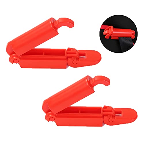 Conjunto de 2 Pinças para Cinto de Segurança Auto MEETTIKEY - Móveis para bebês e crianças pequenas - conjunto, 2 pinças, cinto de segurança, auto