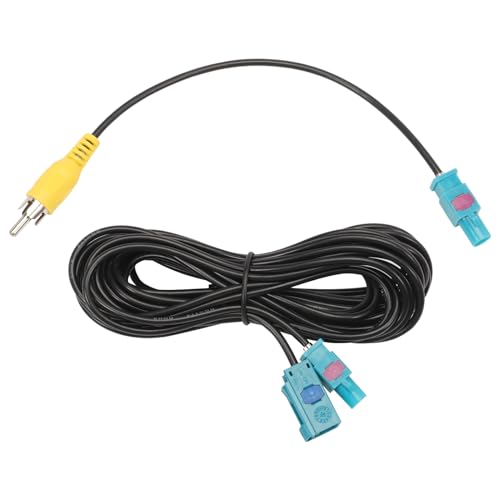 Cabo Adaptador TAESAYL Passat 2010-2015 Golf 2008-2014 com Controlador de Câmera e Cabo de Esquina Taesayl - Sistemas elétricos e de potência de veículos automotores - RCA, 5 metros, plug and play, câmera traseira