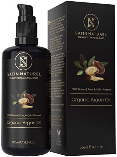Óleo de Argan Orgânico 200 Ml GANADOR SatinNaturel - Cuidados com a pele - óleo de argan, orgânico, 200 ml
