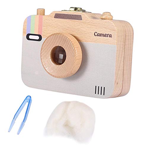 Caixa de Madeira para Dentes de Leite - Nº 3 Garsent - Recipientes de armazenamento doméstico - madeira, resistente, não tóxica, compartimentos