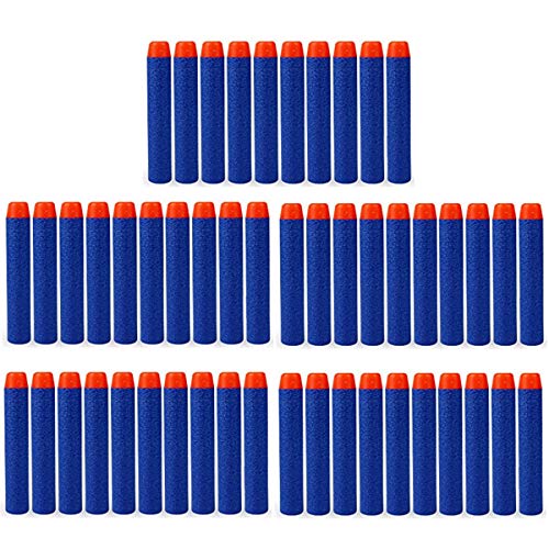Arma de brincar HongCi 50 pcs 7,2 cm azul balas dardos (Jogos de Sociedade) HONGCI - Brinquedos - brinquedo, azul, balas, dardos