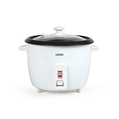 Panela de Arroz LIVOO DOC111 (Capacidade: 1.5 L - 500 W) LIVOO - Panelas de arroz - 1.5 L, 500 W, mantém calor, dosificador