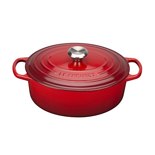 Tacho Oval Cocotte 40Cm LE CREUSET Preto 21.17L Le Creuset - Fornos holandeses - 40 cm, 21,17 l, antiaderente, inoxidável