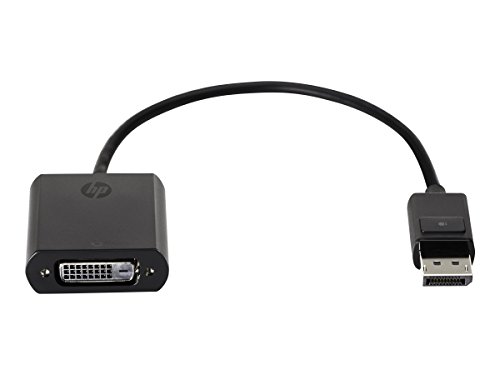 Adaptador de Cabo de vídeo HP DisplayPort / DVI-D HP - Adaptadores de cabos de áudio e vídeo - displayport, dvi-d, adaptador de cabo