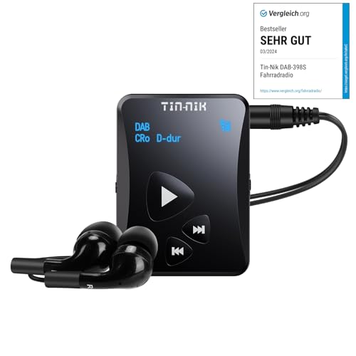 Rádio Portátil TIN NIK DAB-398S (Preto - Digital - FM/DAB+/DAB) Tin-nik - Radios - portátil, digital, fm, dab+, dab+
