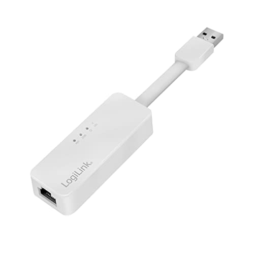 Adaptador LOGILINK (USB - RJ45 - Branco) Logilink - Placas e adaptadores de rede - usb, rj45, ethernet, branco
