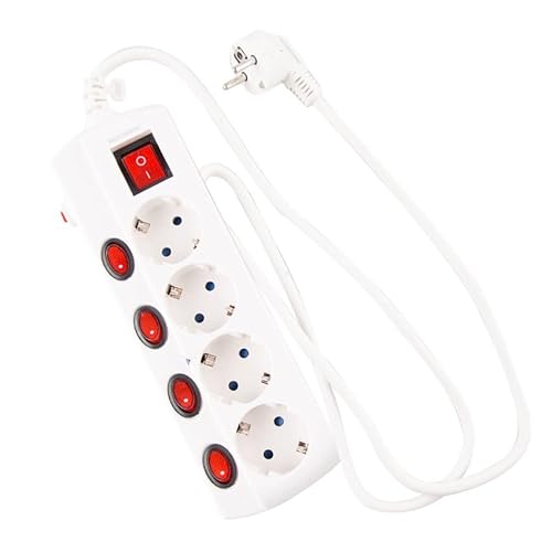 Extensão Elétrica BLANCO 004057 (1.5 m - 4 tomadas) Prendeluz - Fios e cabos elétricos - 1.5 m, 4 tomadas, f-tomada
