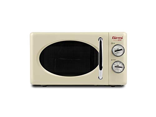 Micro-Ondas GIRMIPRO FM21 (20 L - Com Grill - Bege) Girmi - Fornos de microondas - 20 l, grill, descongelamento, temporizador
