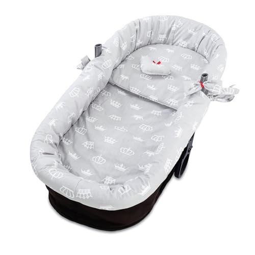 Bolsa de Banho para Berço CORONAS (Algodão) Totsy Baby - Móveis para bebês e crianças pequenas - berço, almofada, colchão, algodão