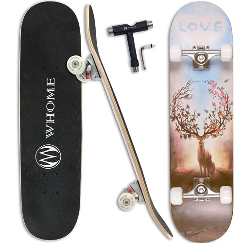 Trotinete WHOME Skateboard Completo para Meninos e Meninas/Adulto Principiante/Profissional WHOME - Skates - completo, principiante, profissional