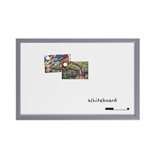 Quadro Branco Magnético BI-OFFICE MEGA Magnetic Board (600x400 mm) BI-OFFICE - Quadros brancos de apagar a seco - 600x400 mm, moldura 16 mm, fácil limpar, ímanes incluídos