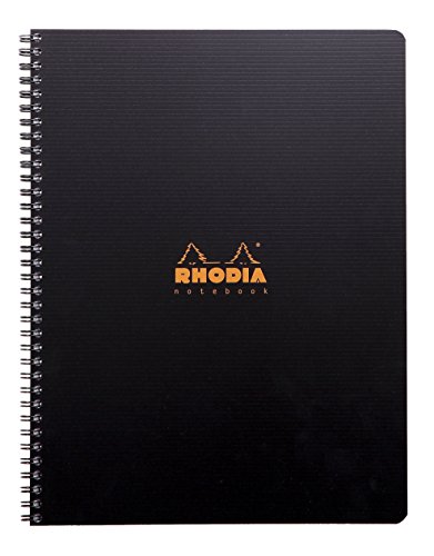 Caderno e Bloco de Notas Rhodia 119900C | Preto Clairefontaine Rhodia - Cadernos e bloco de notas - A5, 240 páginas, papel 90g/m², capa em cartão