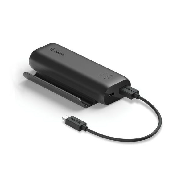 Powerbank BELKIN F7U065BTBLK (5000 mAh - Preto) Belkin - Adaptadores de energia e carregadores - 5000 mAh, preto, smartphone, galaxy s10