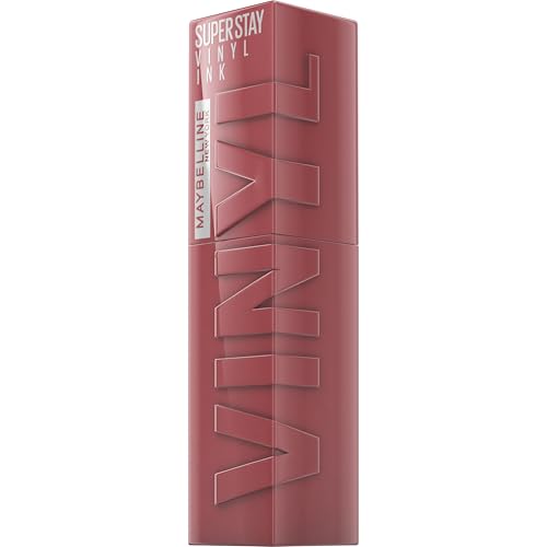 Batom MAYBELLINE Superstay Vinyl Ink #40 Witty MAYBELLINE - Maquiagem labial - longa duração, vinil, vitamina E, acabamento perfeito