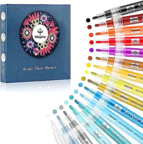 Conjunto de Tintas MITOYMIA Pennarelli Marcatori 16 Cores Mitoymia - Marcadores - conjunto, tintas, pennarelli, marcadores, 16 cores