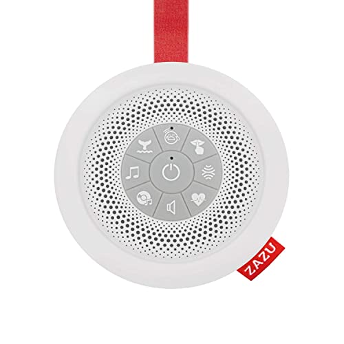 Zazu Suzy The Baby Shusher Apoio para Dormir e Chupeta ZAZU - Máquinas de ruído branco - apoio para dormir, chupeta, melodias relaxantes, sons familiares, tecnologia inteligente