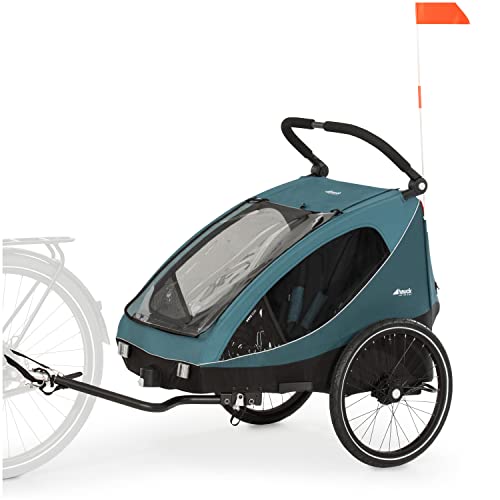 Trela HAUCK Dryk Duo (2 lugares - Até: 15 kg) Hauck GmbH & Co. KG - Móveis para bebês e crianças pequenas - 2 lugares, 15 kg, capota, janelas