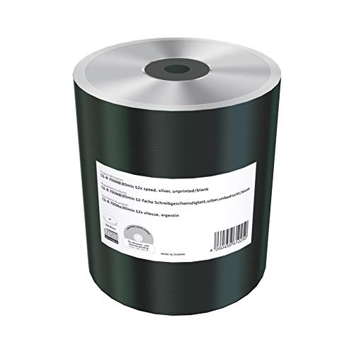 CD-R MEDIA RANGE MR-CDR-52X-BK (BRANCA) MediaRange - Mídias vazias - 700 MB, preto, 52x, 80 min