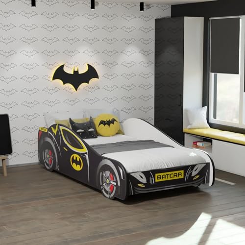 Cama Kobi Batman (140 x 70 cm - Metal) KOBI - Conjuntos de móveis de quarto - cama, Batman, metal, 140x70cm