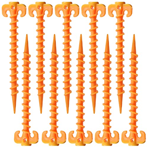 Piquetas para Campismo BEHONE 10 Pcs (20 cm x 4,5 cm) behone - Campismo & caminhada - campismo, 20 cm, 45 cm, amarelo