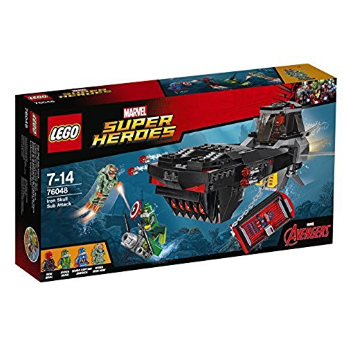 Lego Super Heroes - Ataque De Submarino Do Caveira De Ferro - 76048 (Idade Mínima: 7) LEGO - Blocos de encaixe - lego, super heroes, ataque submarino, caveira ferro, 7 anos