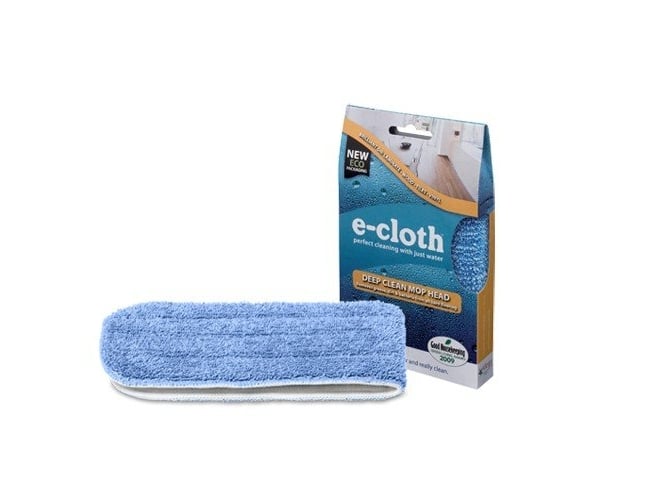 Recarga para Mopa de Microfibras E-Cloth (L) E-CLOTH - Cabeças de esfregão e recargas - microfibras, absorvente, lavável, velcro