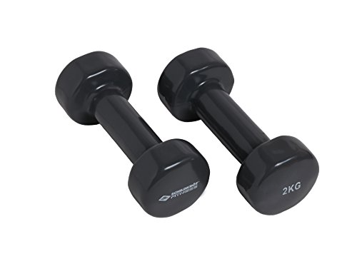 Schildkröt Fitness 960006 Hand Weight Set Schildkröt Fitness - Levantamento de peso - 2 kg, alumínio, preto, azul