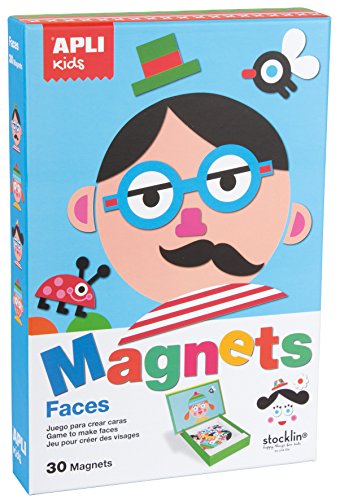 Jogo Educativo APLI KIDS Juego Magnetico Caras Divertidas APLI - Jogos - educativo, magnético, divertido