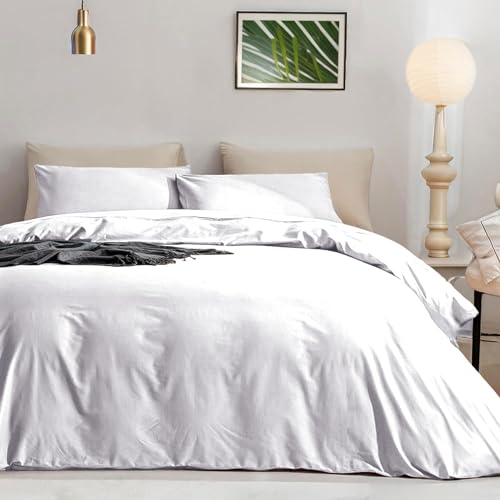 Capa de Edredão JIANANDI Branco (155 x 220 cm) jianandi - Capas de edredão - algodão, moderno, elegante, 155x220 cm