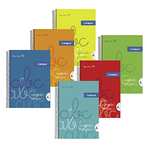 Caderno CAMPUS A4 com Quadrícula (A4 - 21x29.7cm) MAKRO PAPER - Cadernos e bloco de notas - a4, quadricula, 21x29.7cm
