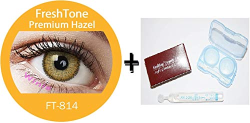 Lentes de Contato 3TONE Premium Hazel Conjunto 1 Pares FreshTone - Lentes de contato - premium, hazel, conjunto