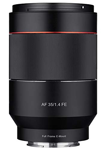 Objetiva Samyang AF 35mm F1.4 FE para Sony E Preto Samyang - Lentes de câmera - 35mm, f1.4, sony e, preto
