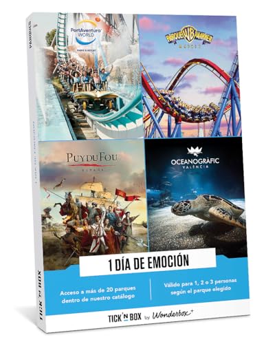 Tick & Box: 1 Dia e 1 Parque (Idade Mínima Recomendada: 4 anos) Tick&Box - Formulários comerciais e recibos - 1 dia, 1 parque, idade mínima 4 anos