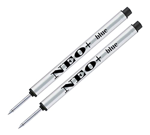 Caneta de Tinta Permanente NEOMAN Rollerball Refills Azul NEO+ - Tinta e recargas de caneta - caneta, tinta permanente, neoman, rollerball refills, azul