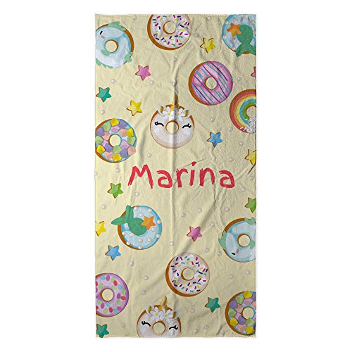 Toalha de Praia LOLAPix com Cordão (Branco - Poliéster - 180x50cm) LolaPix - Toalhas de praia - cordão, poliéster, 180x50cm