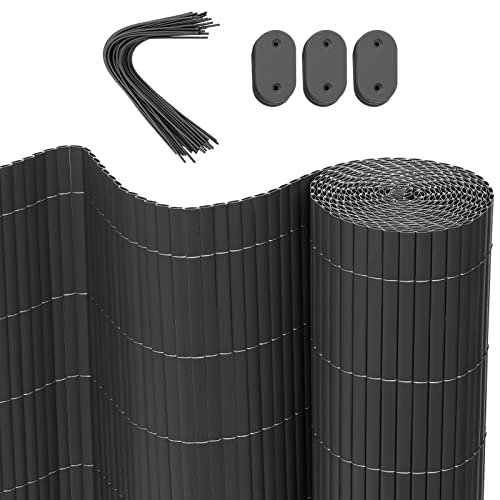 Vedação de Plástico WOLTU (600x160cm - Cinza) WOLTU - Móveis de exterior - vedação, plástico, 600x160cm, cinzento