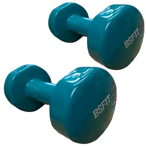 Conjunto de 2 Halteres Antiderrapantes BSFIT BSFIT - Levantamento de peso - 2 unidades, ergonômico, resistente, duradouro