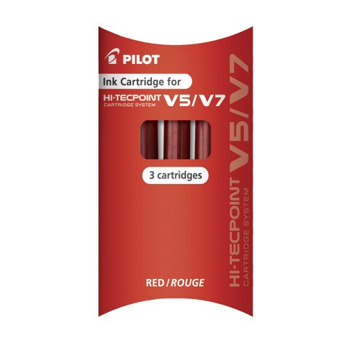 Tinteiro PILOT Boligrafes V5/V7 Vermelho (Pilot) Pilot - Cartuchos de toner e jato de tinta - 1.4 ml, vermelho, pilot g-2, jato de tinta