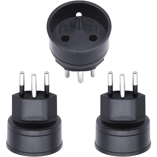 Adaptador de Viagem Krosno 03.0169.001 | Preto DentJet - Conversores e adaptadores de viagem - preto, adaptador de viagem, tomadas diferentes