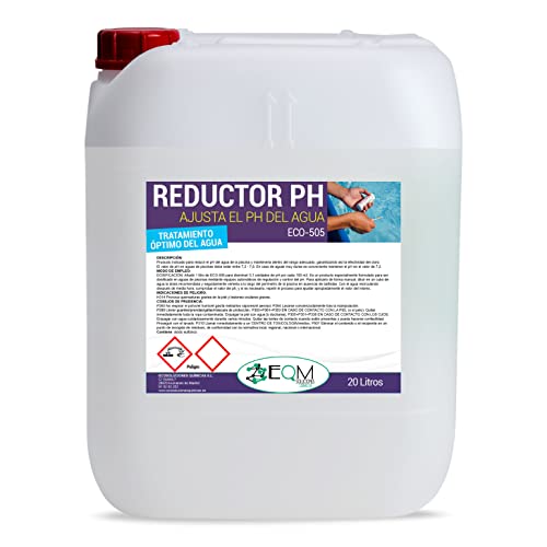 Redutor de pH para Piscina e Spa ECO-505 (5 L) ECOSOLUCIONES QUÍMICAS - Limpeza de piscinas e produtos químicos - 5 l, piscina, spa, ph, desinfectante