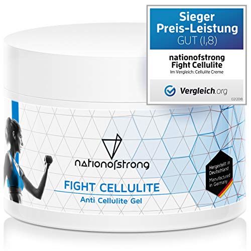 Creme Corporal FIGHT Cellulite (225 ml) nationofstrong - Loção e hidratante - creme corporal, cellulite, 225ml