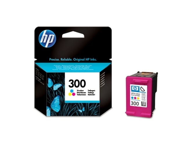 Tinteiro HP 300 Original Ciano, Magenta, Amarelo 1 peça(s) - CD972AE HP - Cartuchos de toner e jato de tinta - ciano, magenta, amarelo, hp deskjet
