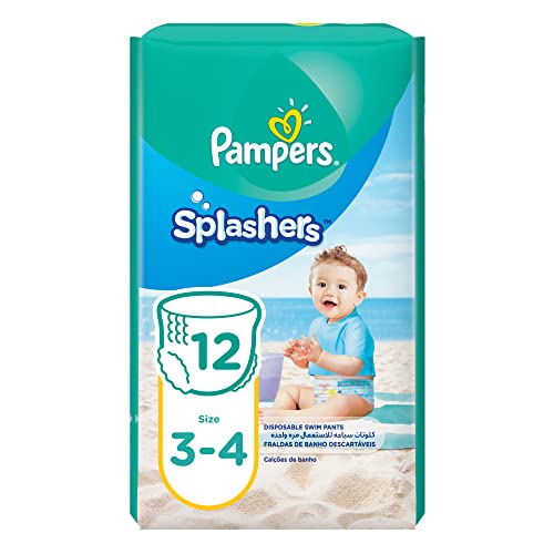 Calções para Homem PAMPERS Splashers Verde (Tam: 3-4) Pampers - Roupa interior - homem, verde, tam 3-4